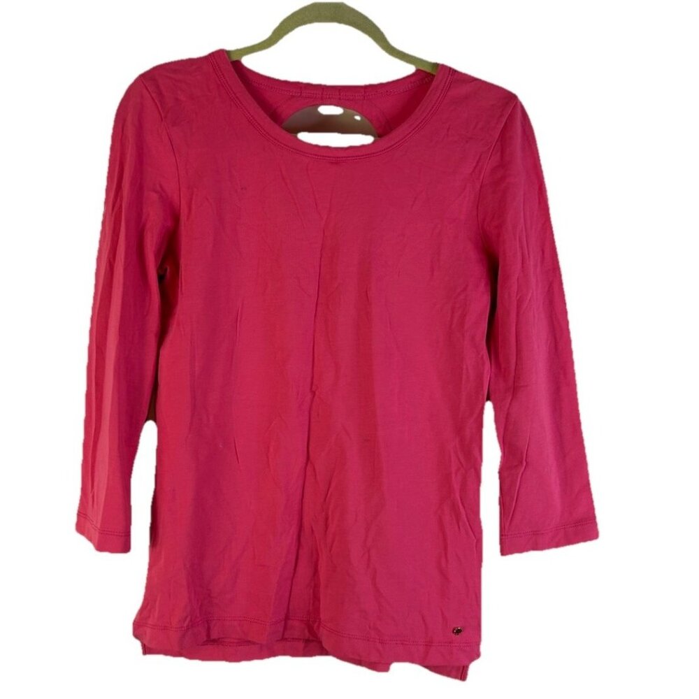 Kate Spade Open Back Bow T Shirt Pink